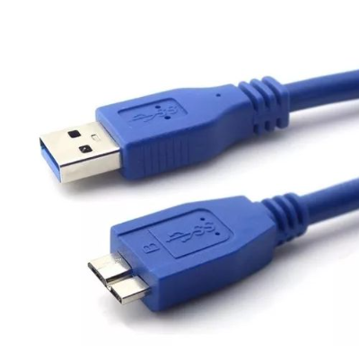 CABLE MICRO USB 3.0 AZUL PARA DISCOS EXTERNOS