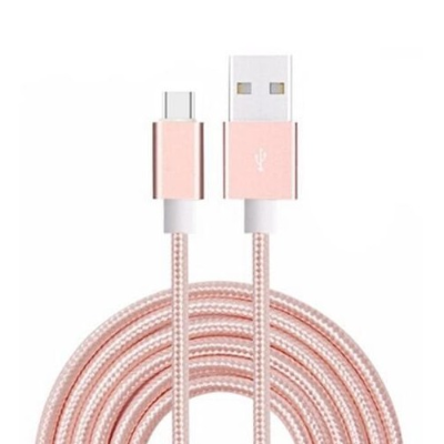CABLE TEXTILE C - USB 3.0 MOW! PINK
