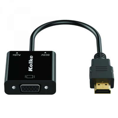CONVERSOR HDMI A VGA KOLKE - C/AUDIO