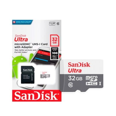 MEMORIA MICRO SD 32 GB SANDISK CLASE 10 ULTRA 100