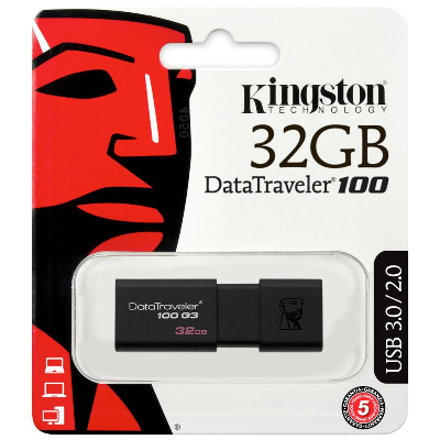 PEN DRIVE KINGSTON 32 GB DT100 G3